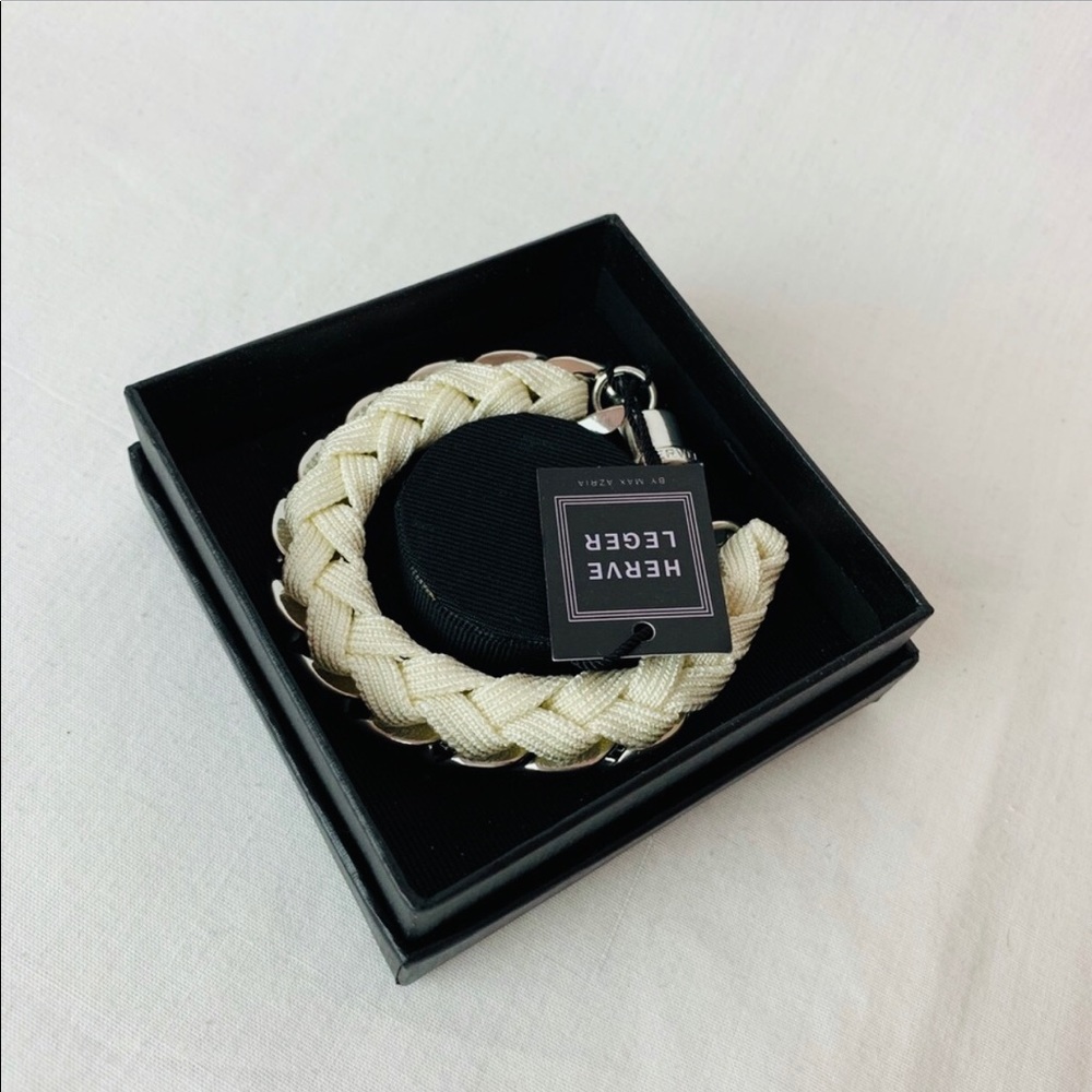 🔥 SOLD 🔥 HERVE LEGER CHUNKY BRACELET ON WHITE ✨
